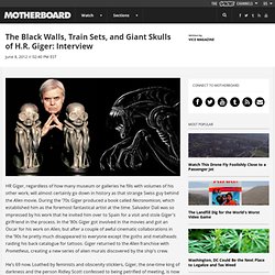 The Black Walls, Train Sets, and Giant Skulls of H.R. Giger: Interview