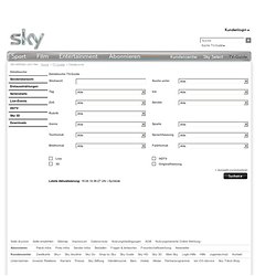 Sky - TV Guide - Detailsuche