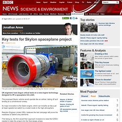 Key tests for Skylon spaceplane project