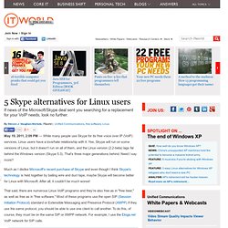 5 Skype alternatives for Linux users