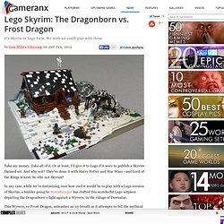 Lego Skyrim: The Dragonborn vs. Frost Dragon