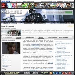 Luke Skywalker - Encyclopédie Star Wars HoloNet