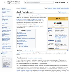 Slack (plateforme)