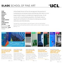 Slade School of Fine Art