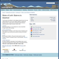 Water of Leith: Balerno to Slateford