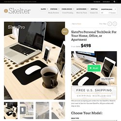 SlatePro Personal TechDesk: For Your Home, Office, or Apartment