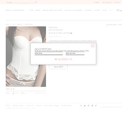 Sleekly Bustier in SHOP Attire Lingerie at BHLDN