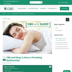 CBD and Sleep - Complete Guide about CBD for Insomnia (2020)