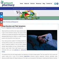 Sleep Disorders and Their Symptoms