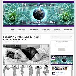 8 Sleeping Positions & Their Effects On Health