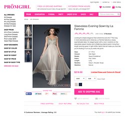 Long Sleeveless Formal Dresses, Elegant Evening Gowns