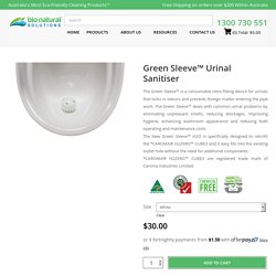 Green Sleeve™ Urinal Sanitiser - Bio Natural Solutions