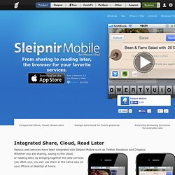 Sleipnir Mobile for iPhone/iPad - Full Screen,Screen-full Gesture Experiences.