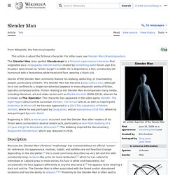 Slender Man - Wikipedia