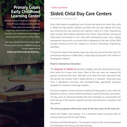 Slidell Child Day Care Centers