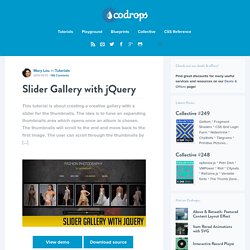 Slider Gallery with jQuery