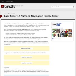 Easy Slider 1.7 - Numeric Navigation jQuery Slider