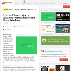 Orbit and Reveal: jQuery Plug-Ins For Image Sliders and Modal Windows - Smashing Magazine
