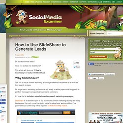 How to Use SlideShare to Generate Leads