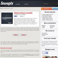 Slideshow jQuery accessible