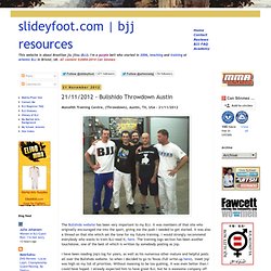 bjj resources: 21/11/2012 - Bullshido Throwdown Austin