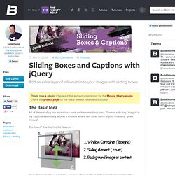 Sliding Boxes and Captions with jQuery