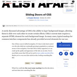 Sliding Doors of CSS
