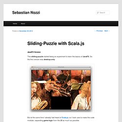 Sliding-Puzzle with Scala.js