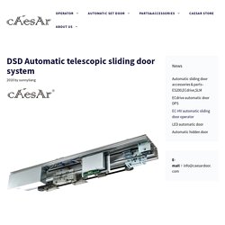 Automatic telescopic sliding door system