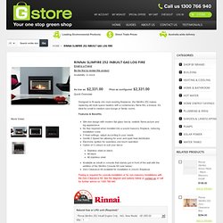 Buy Rinnai Slimfire Inbuilt Black Online Australia - Cheap Prices - G Store