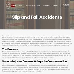 Slip and Fall Accidents - Pawnee A. Davis Law Firm, LLC.