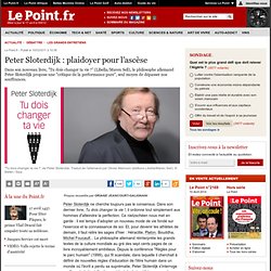 Peter Sloterdijk : plaidoyer pour l'ascèse