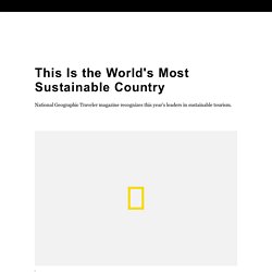 Slovenia Is the World's Most Sustainable Country
