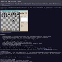 Slow Chess Blitz, a free chess program