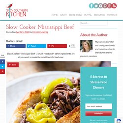 Slow Cooker Mississippi Beef