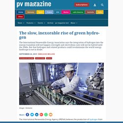 The slow, inexorable rise of green hydrogen