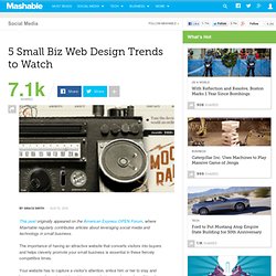 5 Small Biz Web Design Trends to Watch