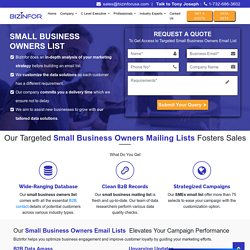 Small Business Owners list - Small Business Email list