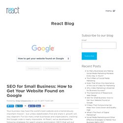 SEO for Small Business: How to Get Your Website Found on Google