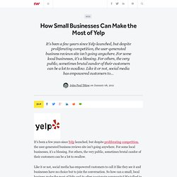 How Small Businesses Can Make the Most of Yelp