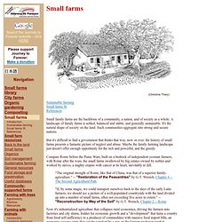 Small farms