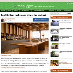 Small fridges make good cities: the podcast