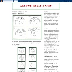 Art for Small Hands: Drawing - Emotions
