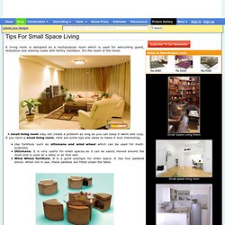 Tips For Small Space Living