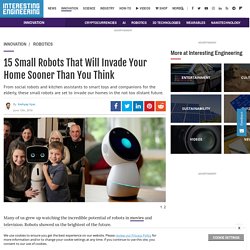 15 Small Robots That Will Invade Your Home Sooner Than You Think