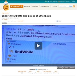 Expert to Expert: The Basics of SmallBasic