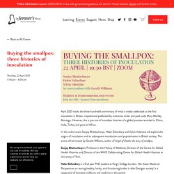 Buying the smallpox: three histories of inoculation — Dr Jenner's House, Museum and Garden