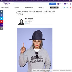 Joan Smalls Plays Pharrell Williams for CFDA