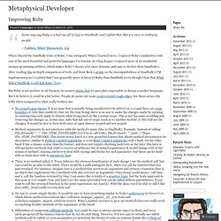 Smalltalk « Metaphysical Developer