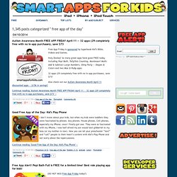 Smart Apps For Kids: free app of the day